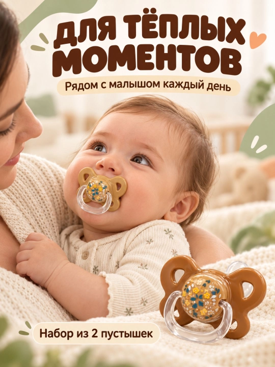 Retty Baby fiziologik sorg'ichlar to'plami 2 dona, konteyneri bilan