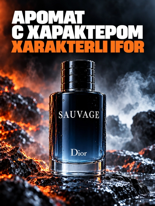 Parfyumlangan erkaklar shampuni, dush uchun gel, VOLCANO ENERGY, Touch For You, 1000 ml