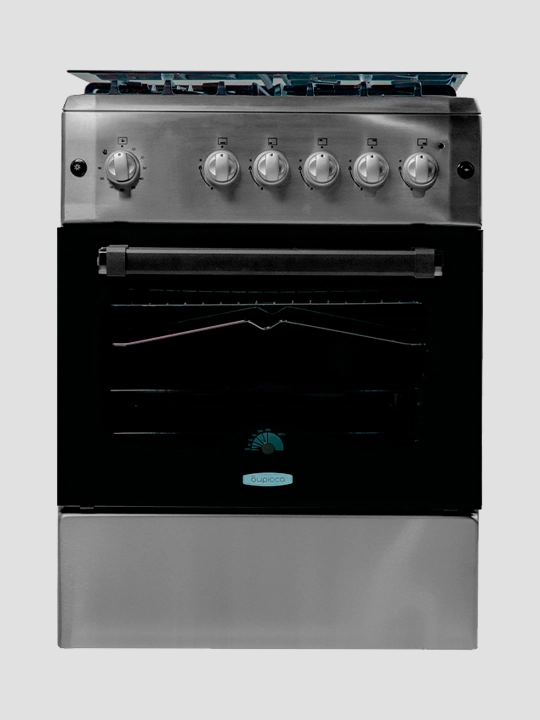 Gaz plitasi Biryusa N60GE57SS, xonadon uchun - 