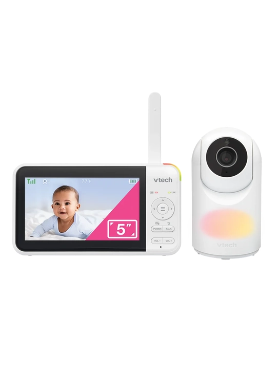 Видеоняня VTech VM5267, экран 5 дюймов, поворотная камера, ночное видение - 