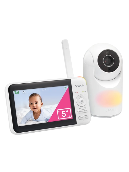 Видеоняня VTech VM5267, экран 5 дюймов, поворотная камера, ночное видение