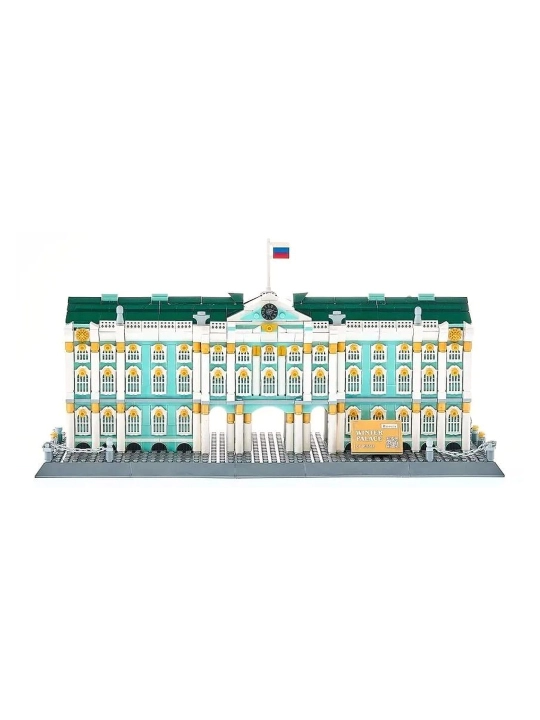 Конструктор Зимний дворец, 1063 детали, архитектурная модель для сборки - 
