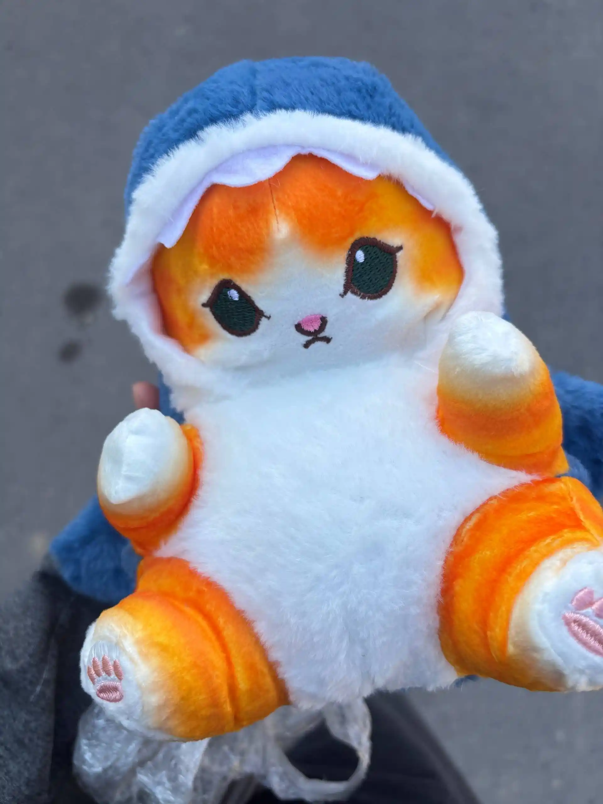 Мягкая игрушка кот акула плюшевый
