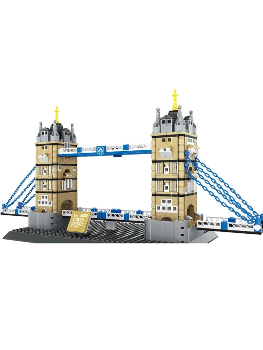 Konstruktor Londondagi Tauer ko'prigi (kichik to'plam), 969 detal, arxitektura modeli
