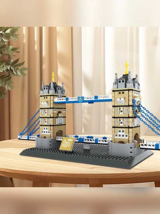 Konstruktor Londondagi Tauer ko'prigi (kichik to'plam), 969 detal, arxitektura modeli