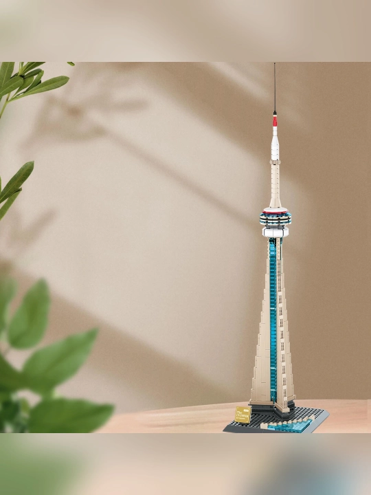 Konstruktor Torontodagi Si-En Tauer teleminorasi, 424 detal, arxitektura modeli