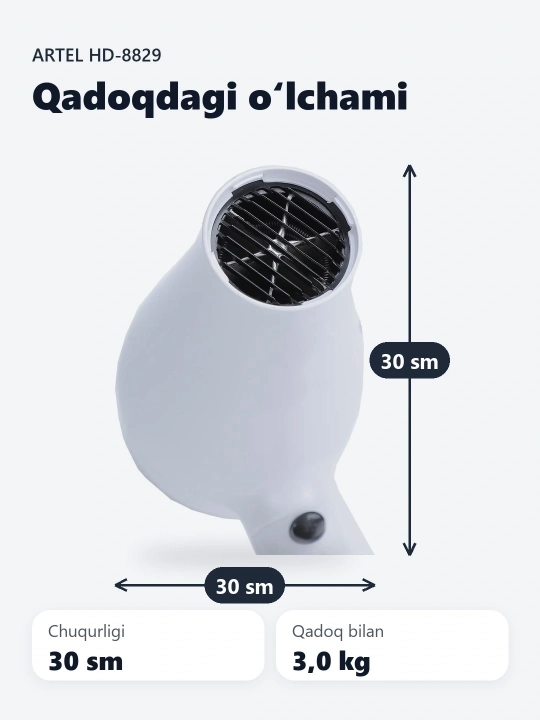 Artel soch quritgich HD-8829, uy uchun