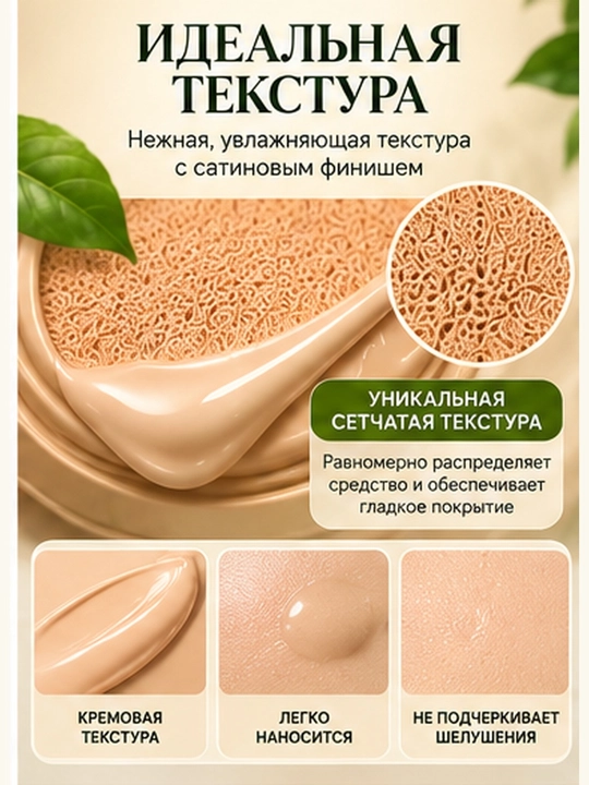 Yuz uchun kushon, Un leashia, 15 gr
