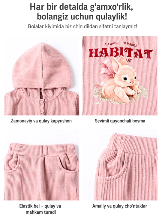 Qizlar uchun kuzgi-qishgi bejirim ikkilik,komplekt dvoyka 1-8 yosh,kuz,qish,mavsumi uchun