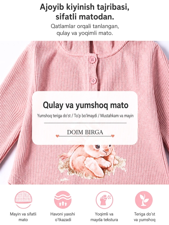 Qizlar uchun kuzgi-qishgi bejirim ikkilik,komplekt dvoyka 1-8 yosh,kuz,qish,mavsumi uchun