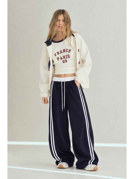 Ayollar uchun oversayz shimlar, jogger shim ayollarga, keng sport shim baggy jogger