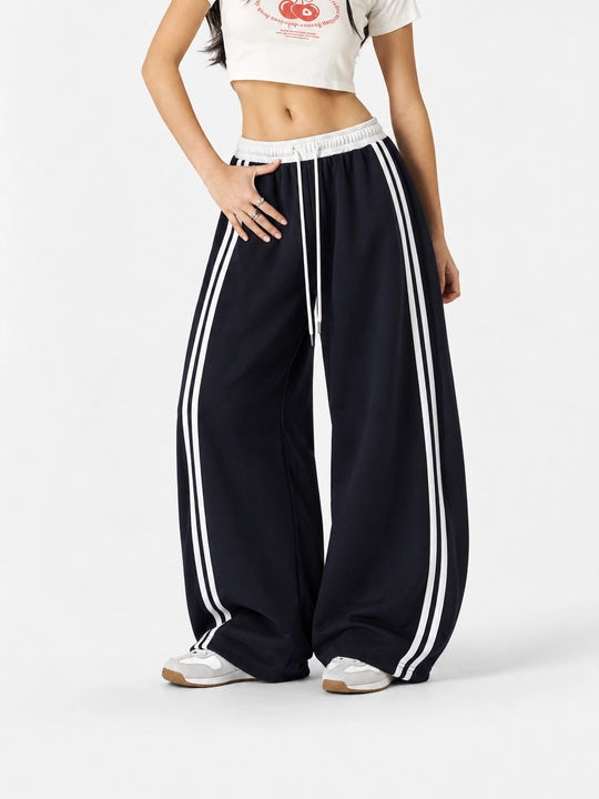 Ayollar uchun oversayz shimlar, jogger shim ayollarga, keng sport shim baggy jogger