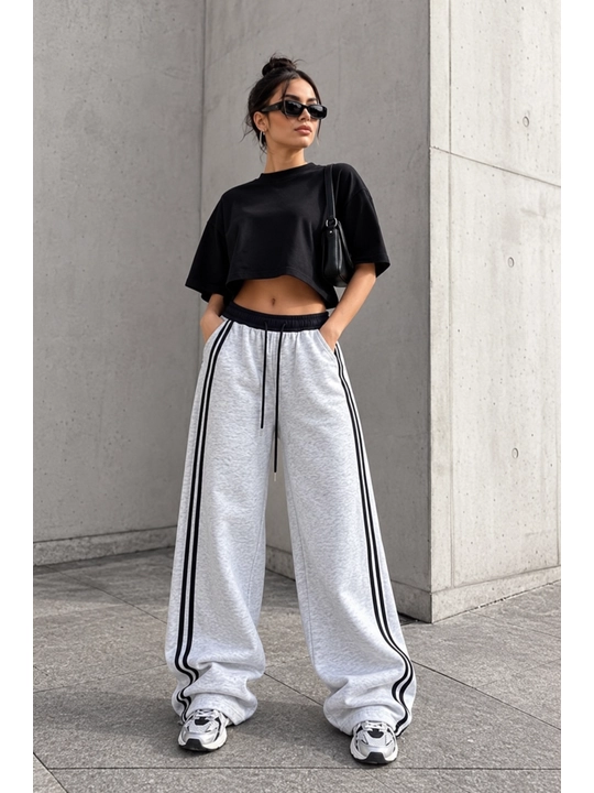 Ayollar uchun oversayz shimlar, jogger shim ayollarga, keng sport shim baggy jogger