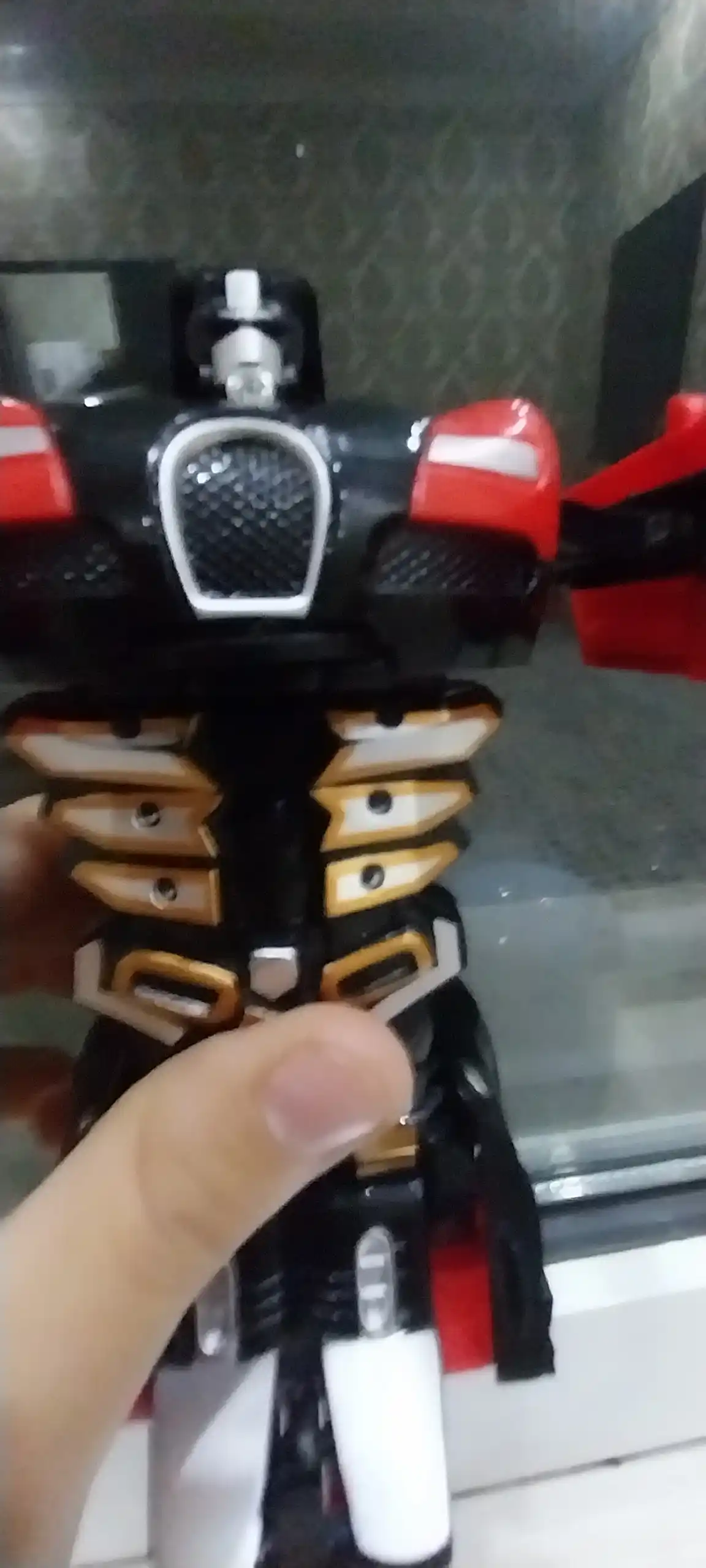 Bolalar o'yinchoq mashinasi, o'zgartiruvchi robot, 2 tasi 1 da