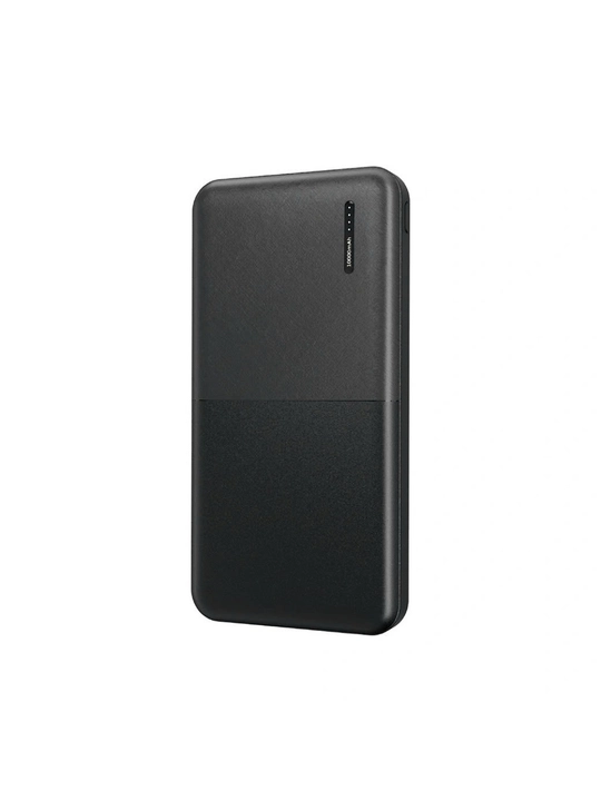 Tashqi akkumulyator WiWU Wi-P067, 10000 mAh, 2 ta USB, portativ pauerbank, qora