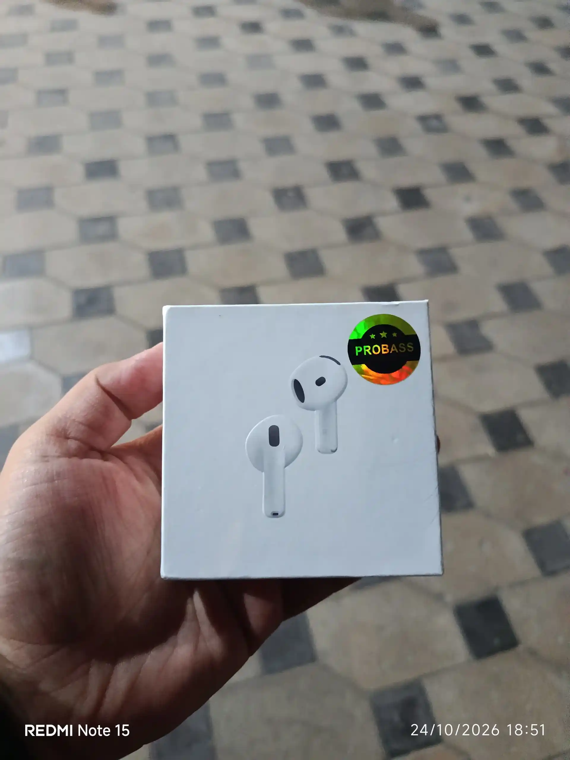 Simsiz quloqchinlar Pods 4, iPhone va Android uchun naushnik sensorli
