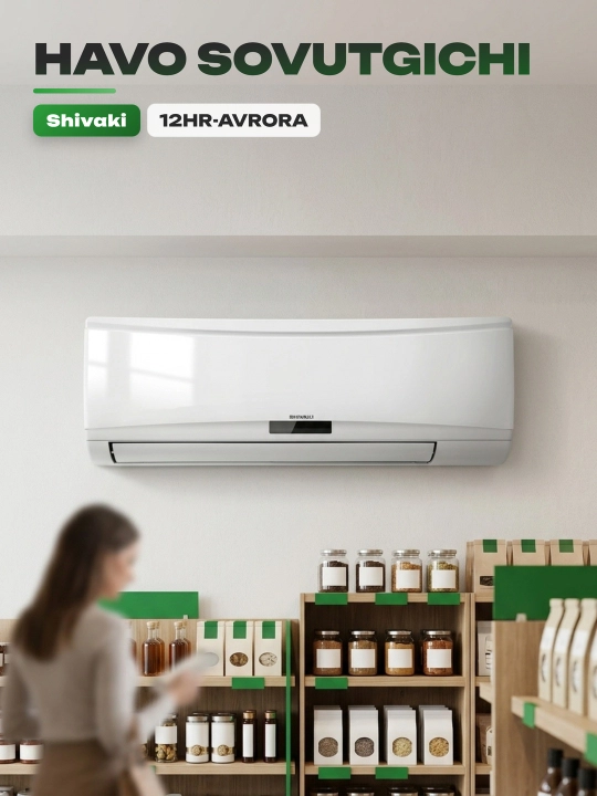 Настенные кондиционер Shivaki 12HR-AVRORA