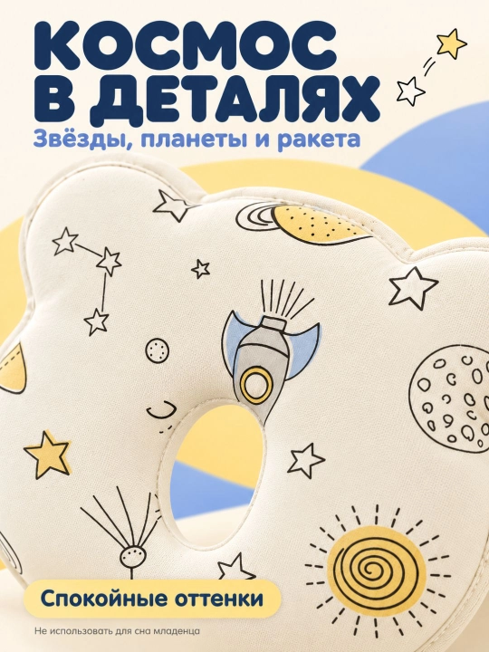 Детская ортопедическая подушка consider для профилактики плагиоцефалии дышащая