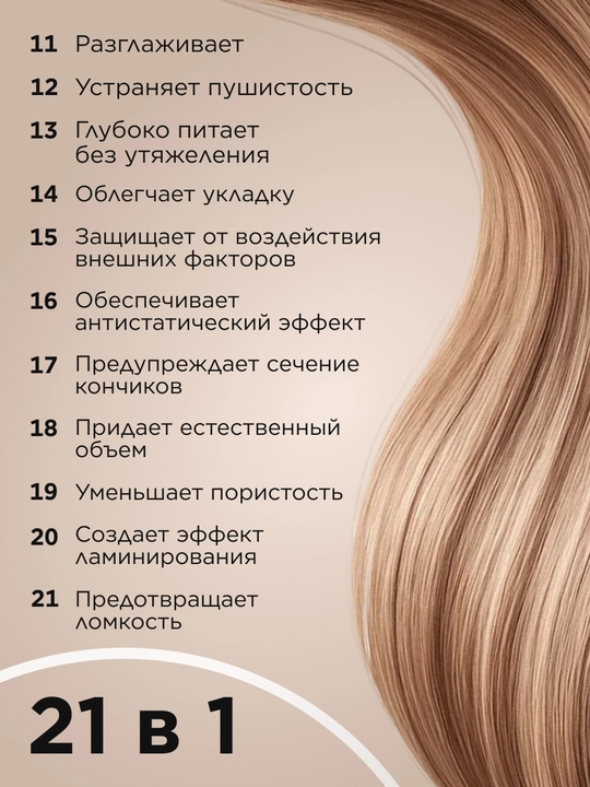 Спрей-термозащита 21 в 1 «Глобальная реконструкция» Expert Hair, 200 мл