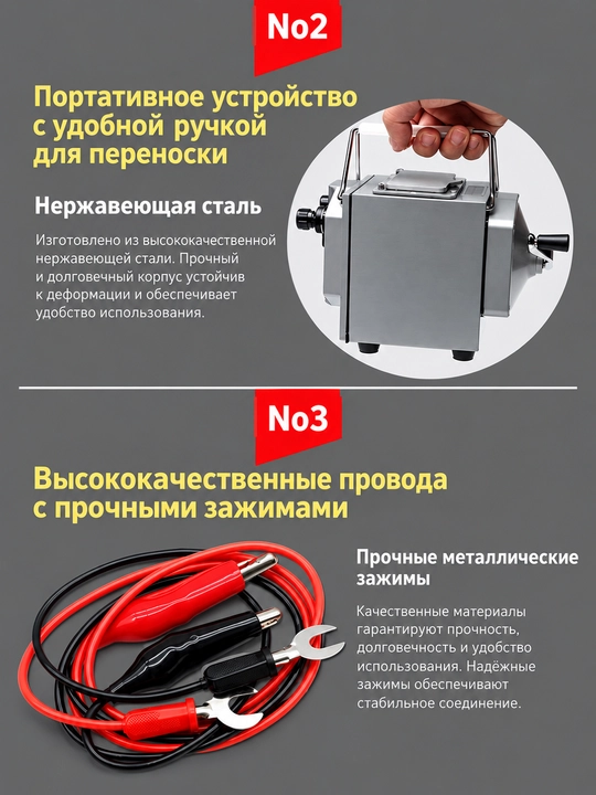 Izolyatsiya qarshiligini o‘lchagich, megaommetr 500 V, 1000 V va 2500 V