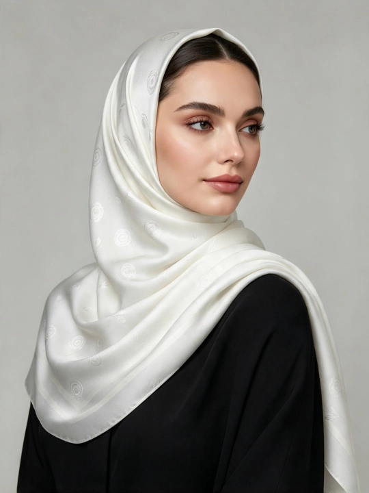 DIOR ipak ro'mol, sharf, hijob 95x95 sm