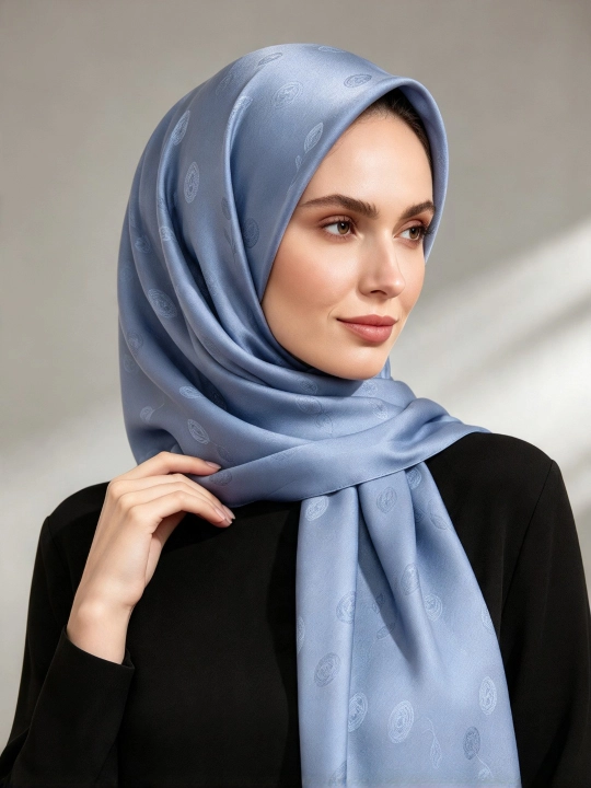 DIOR ipak ro'mol, sharf, hijob 95x95 sm