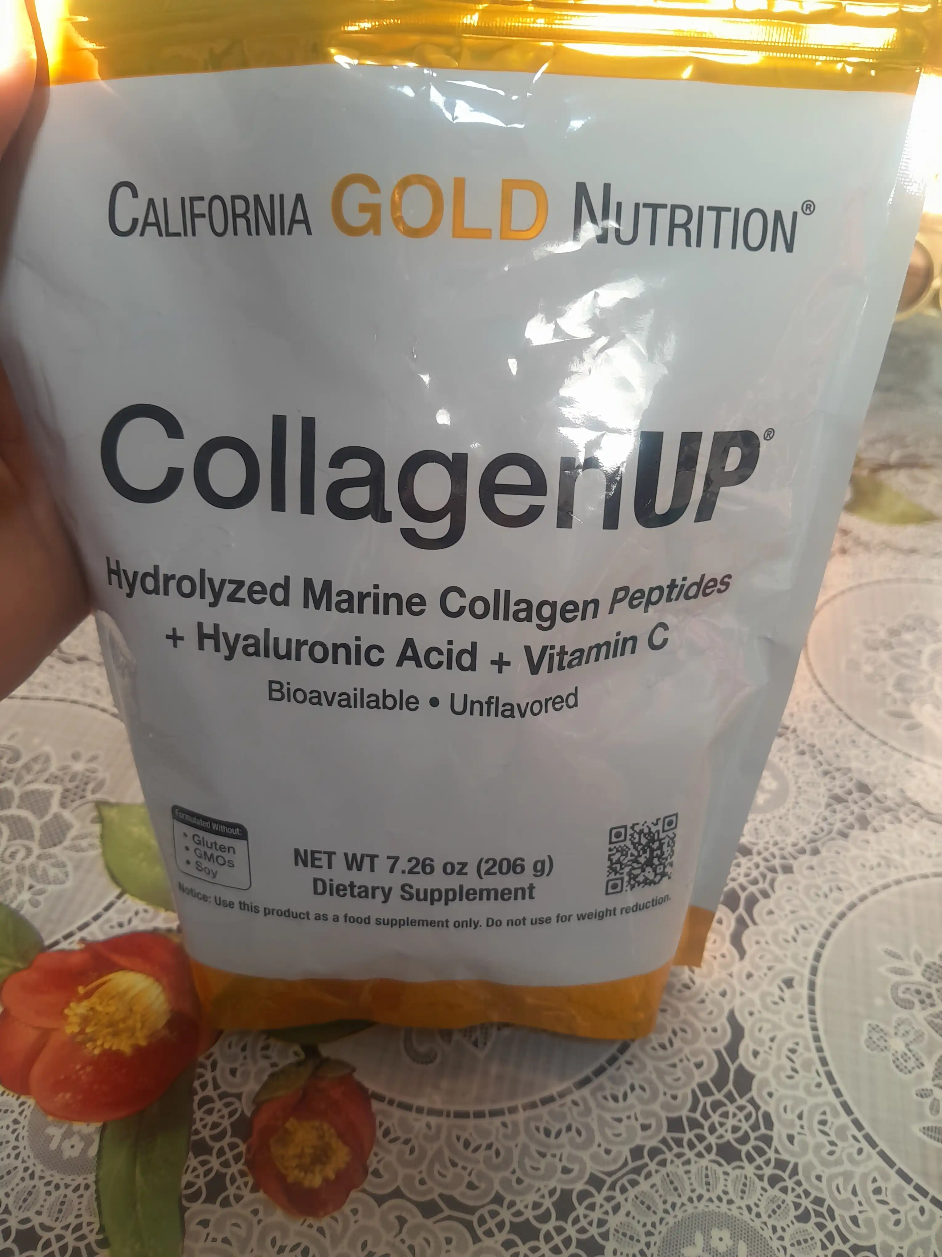 Коллаген California Gold Nutrition Collagen UP, 206 г, пептиды