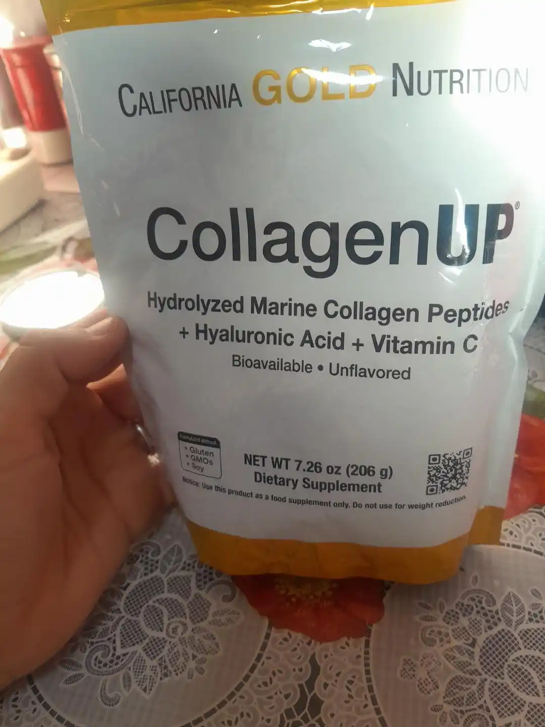 Коллаген California Gold Nutrition Collagen UP, 206 г, пептиды
