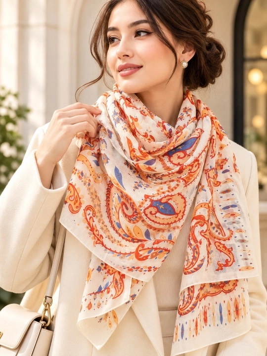 Ayollar sharf, bo‘yin sharf, yumshoq sharf, kuzgi sharf, nafis sharf, uzun sharf, 70*140 - 