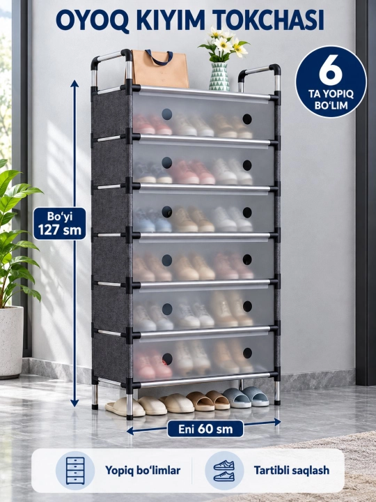 Oyoq kiyim uchun  javon, etajerka, stellaj,mebel poyabzal tokchasi - 