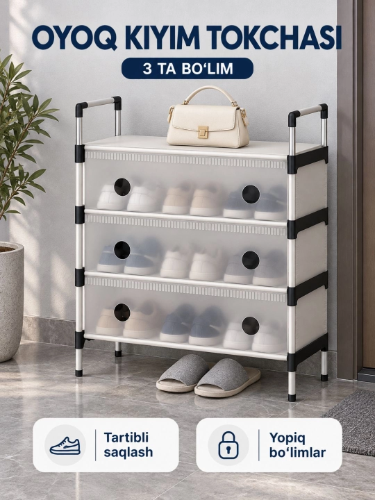 Oyoq kiyim uchun  javon, etajerka, stellaj,mebel poyabzal tokchasi - 