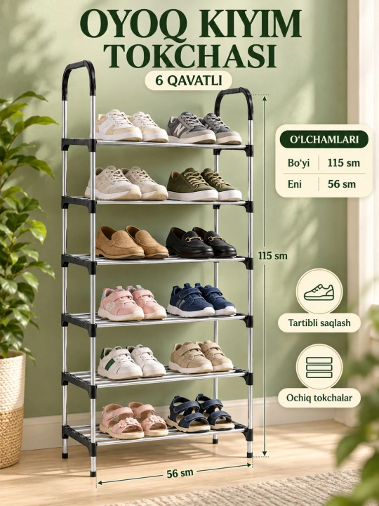 Oyoq kiyim uchun  javon, etajerka, stellaj,mebel poyabzal tokchasi