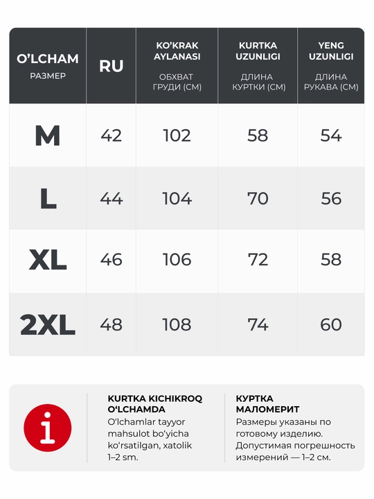 Kurtka ayollar va qizlar uchun qishki issiq kapyushonli, puxovik - UNCHA STORE