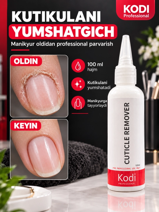 Kutikula olib tashlash vositasi, Kodi Professional,  100 ml - 