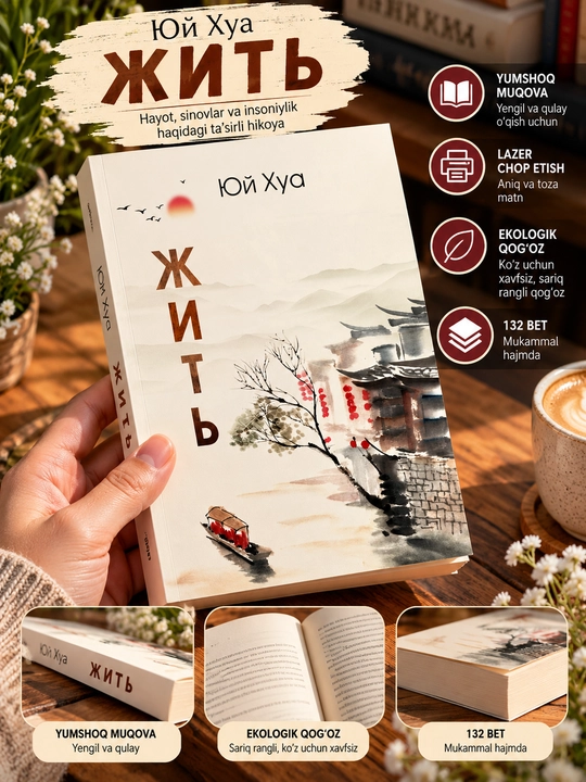 Kitob: Yashamoq, Yuy Hua, rus tilida