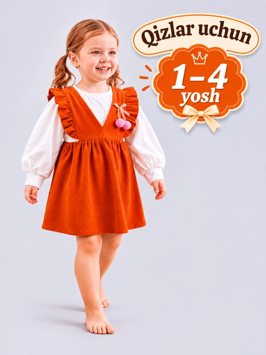 Bolalar koʻylakchasi  qizlar uchun koʻylak   koʻylak bolalar uchun  bolalar kiyimi qizlar
