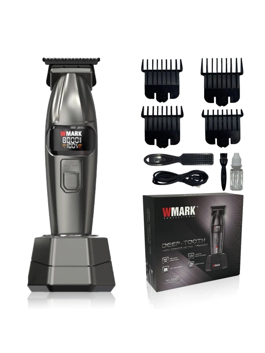 WMARK professional soch olish mashinasi va trimmer to‘plami,soqol olish,kantovka