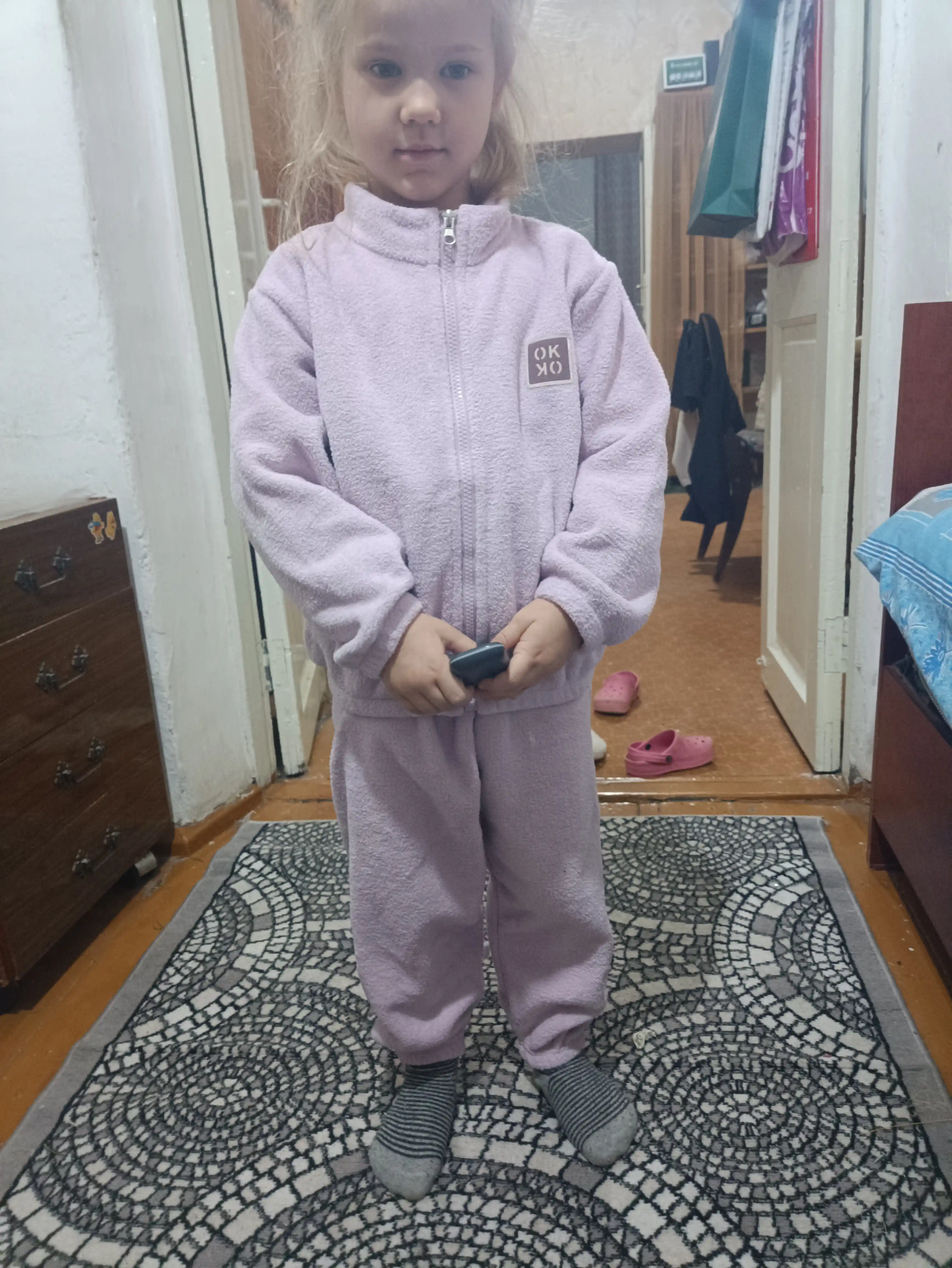 Bolalar uchun issiq sport kostyumi, kofta va shim, o‘g‘il va qiz bolalar uchun, kuz-qish
