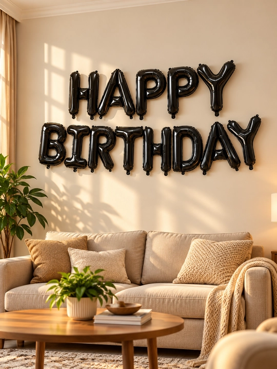 "HAPPY BIRTHDAY", tug'ilgan kun uchun sharlar to'plami - 