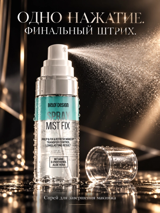Makiyaj uchun fiksator, matoviy sprey, Belor Design, 67 ml