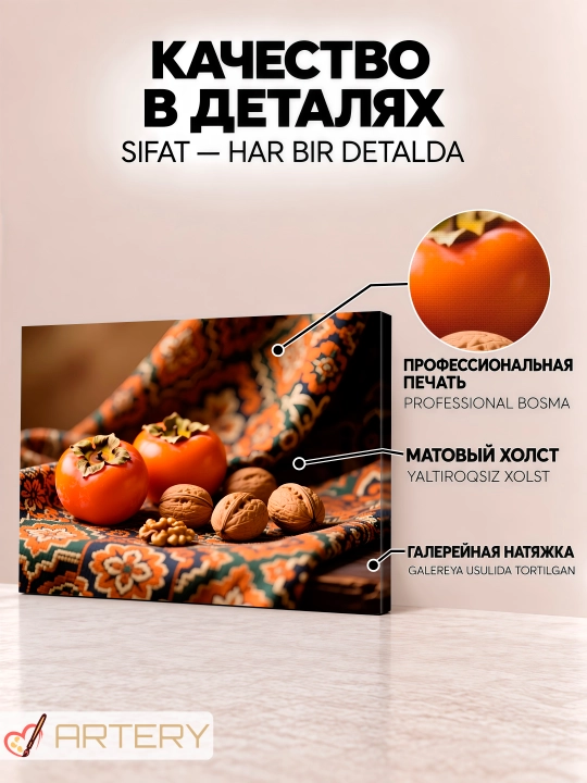 Картина интерьерная на стену ARTERY «Гастрономия и кулинария», постер на холсте