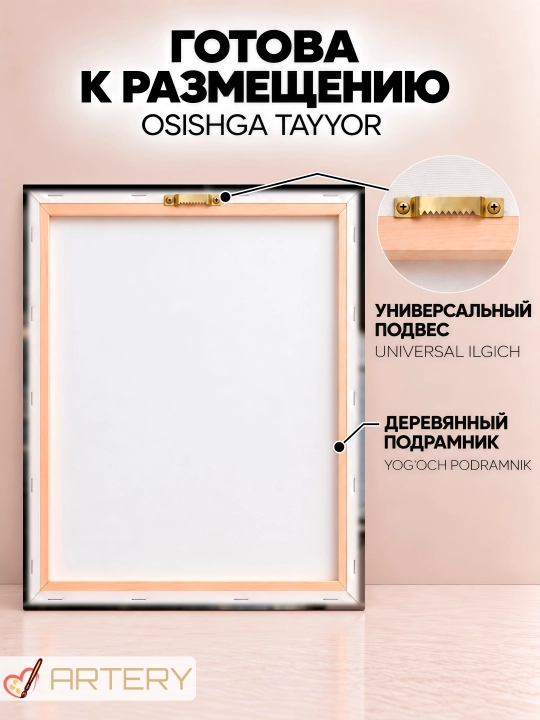 Interyer kartinasi ARTERY «Gastronomiya va pazandachilik», devor uchun holst poster