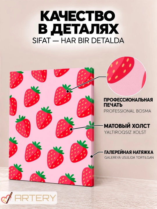 Картина интерьерная на стену ARTERY «Гастрономия и кулинария», постер на холсте