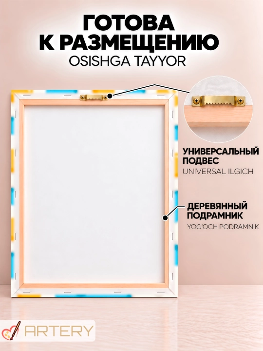 Interyer kartinasi ARTERY «Gastronomiya va pazandachilik», devor uchun holst poster