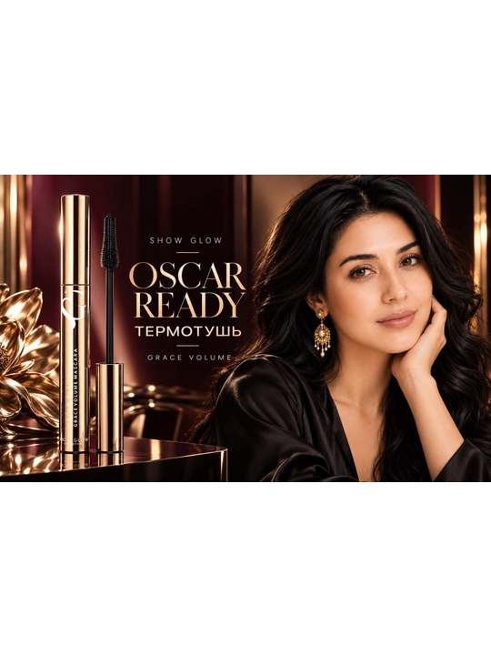 Kipriklar uchun hajm beruvchi va uzaytiruvchi qora tush Oscar Ready
