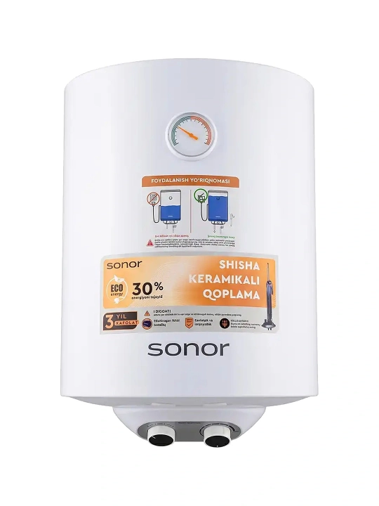 Водонагреватель Sonor SNR-V30WH03ME, для квартиры - 