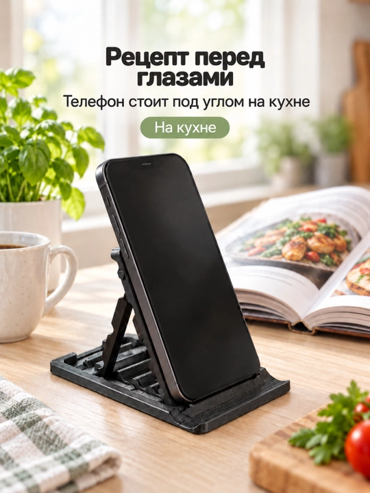 Складная подставка для телефона, компактная, для стола и просмотра видео