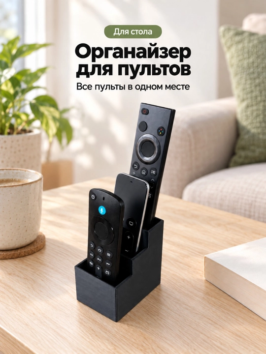 Televizor pultlari uchun organayzer-tagturgich, stol yoki tumbaga