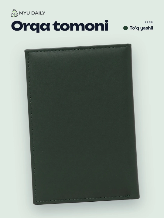Pasport muqovasi, universal, eko-charmdan Passport Cover