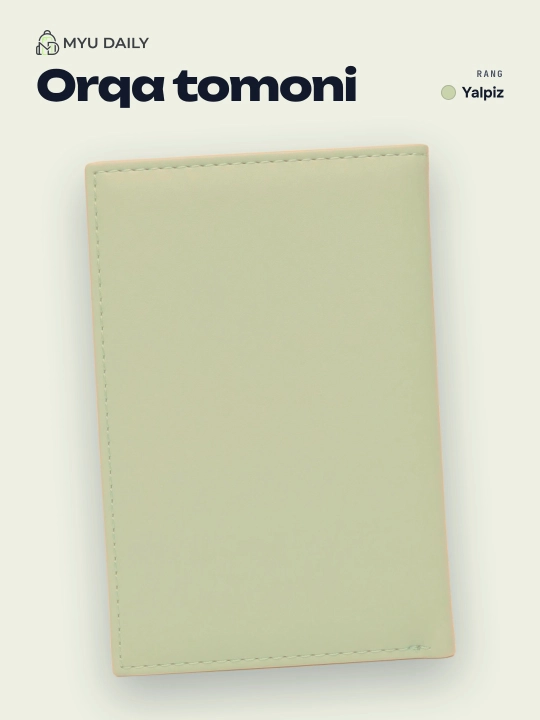 Pasport muqovasi, universal, eko-charmdan Passport Cover